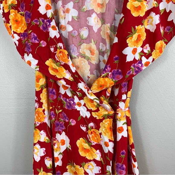 & Other Stories | Maxi Floral Wrap Dress with Flower pattern Size 8 - Picture 4 of 8
